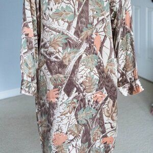 Eddie Bauer/Cabela's Camo 100% Real SILK dress